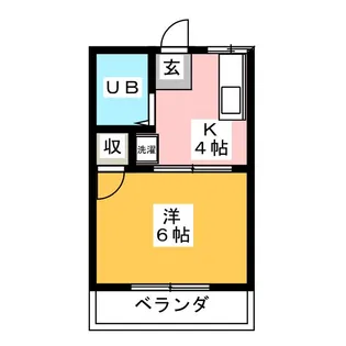 やまぐちハイツ【2階】の間取り