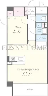 東京都目黒区中央町2【マンション】の間取り