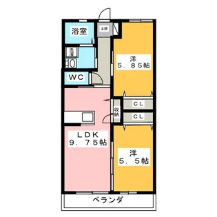 casa amplissimo【2階】の間取り