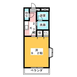 Casa ’F【2階】の間取り
