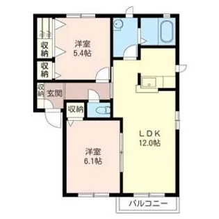 サニーコートダイドーJ【2階】の間取り