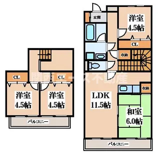 ハイツホロンの間取り