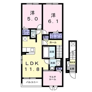 サンシャインII【2階】の間取り