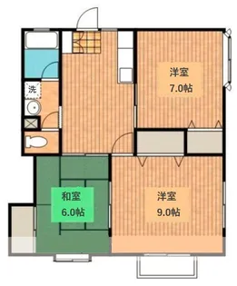 ロイヤルアーバンプリムローズ【2階】の間取り