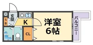 メゾン甲子園EAST【2階】の間取り