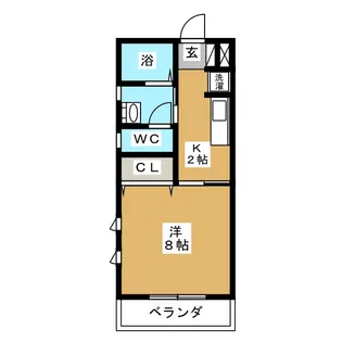 アルファII【2階】の間取り