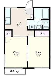 ロジュマン【2階】の間取り