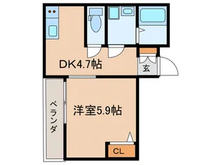 ベイコート【3階】の間取り