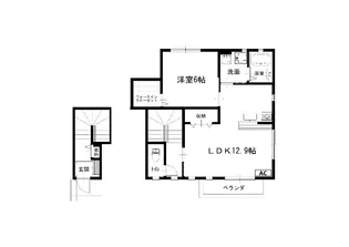 サニーコート吉岡【2階】の間取り