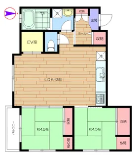 エスポワ-ル【3階】の間取り