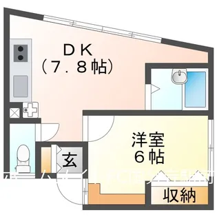 中島ビル【3階】の間取り