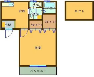 サンライフMENUMA【2階】の間取り