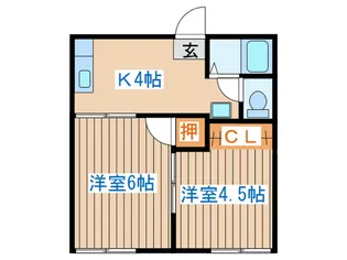 ラークナトリ【1階】の間取り