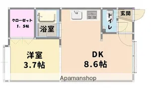 ドリームワンA【1階】の間取り