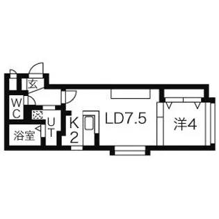 ヴィラ パティナ【1階】の間取り