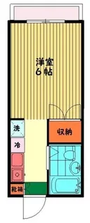 サンハイツミキ【2階】の間取り