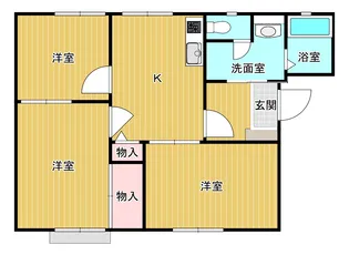 メゾン則貞【1階】の間取り