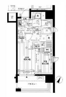 クレヴィア日本橋水天宮前 HAMACHO RESIDENCE【9階】の間取り