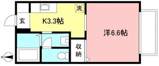 ハイムローゼ【2階】の間取り