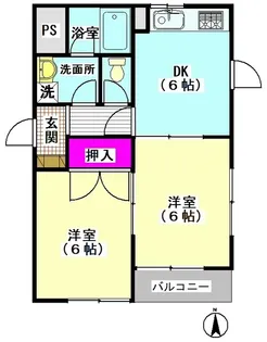 NINNA-NONNA【2階】の間取り