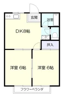 カーサシミズ【2階】の間取り