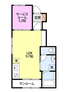 プリマベラ大形【1階】の間取り