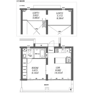 BPRレジデンス祐天寺【3階】の間取り