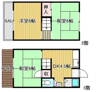 新小山荘【1階】の間取り