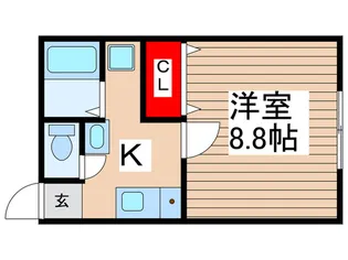 レジデンス富士見【2階】の間取り