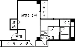 FLAT西宮34【3階】の間取り