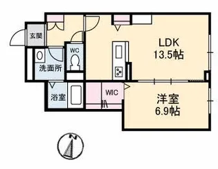 ヴィーロ キャピターレ【1階】の間取り