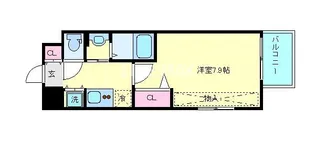 フォレスト西大路五条【8階】の間取り