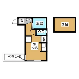 フルーレ若宮【2階】の間取り