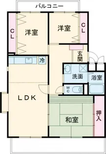 グレース蓮池【1階】の間取り