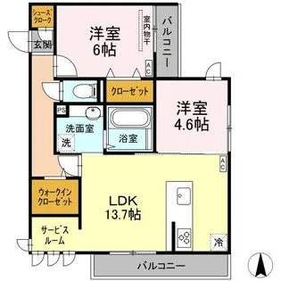Ritz House Noda【3階】の間取り