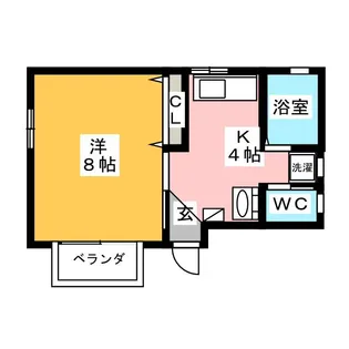 ユニコーン【2階】の間取り