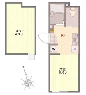 コンフォート北赤羽【1階】の間取り