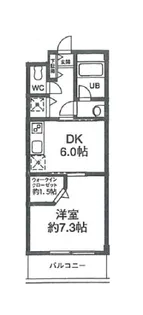ハートウッドコート【2階】の間取り