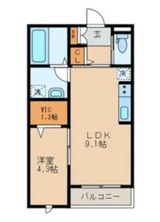 Portofino【2階】の間取り