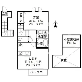 FAIRWAY COURT【2階】の間取り