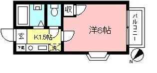 ハイツクレマチス【2階】の間取り