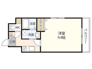 TNコーポ向洋駅前【5階】の間取り