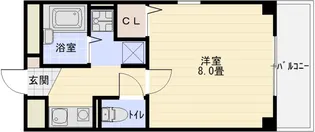 キャッスルエビス【3階】の間取り