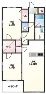 オリノ・リコ【4階】の間取り