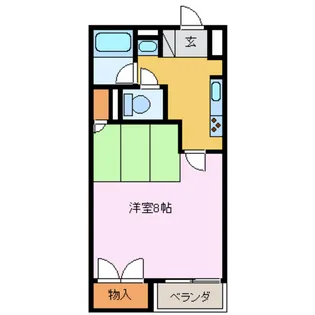 サンシャトー宝【4階】の間取り