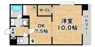 サン・ドミール【2階】の間取り