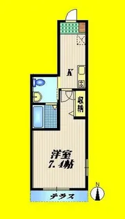 オアシスQ【1階】の間取り