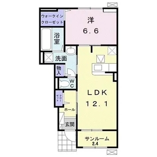 アーティクル IV【1階】の間取り
