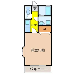 トレンディ平野 A【1階】の間取り