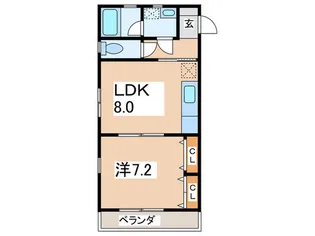 湘南マナ-ハウス5【2階】の間取り